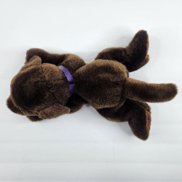 Bestever Chocolate Lab Plush Realistic Labrador Retriever 12" Stuffed Animal - Picture 6 of 10